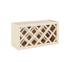 J&K Pearl Glazed H9 Wine Rack - 30" W x 15" H x 12" D