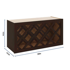 J&K Java Coffee S1 Wine Rack - 30" W x 15" H x 12" D