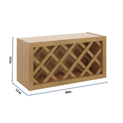 J&K Butterscotch B8 Wine Rack - 30" W x 15" H x 12" D