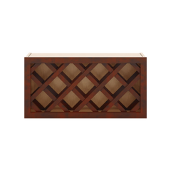 J&K Mahogany J5 Wine Rack - 30" W x 15" H x 12" D