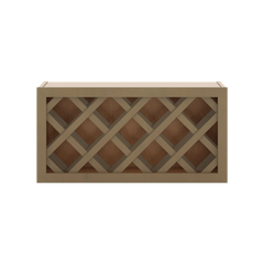 J&K Hazel H8 Wine Rack - 30" W x 15" H x 12" D