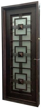 30x80 Malibu Exterior Wrought Iron Door