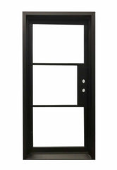 32 in x 80 in Single Exterior Wrought Iron Door