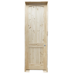 32 in x 96 in Knotty Pine Prehung Interior Door