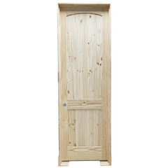 32 in x 96 in Knotty Pine Prehung Interior Door