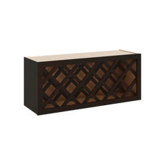J&K Espresso K8 Wine Rack - 36" W x 15" H x 12" D