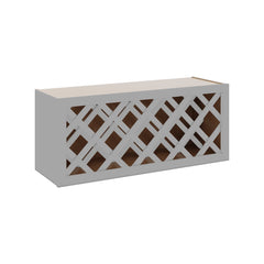 J&K Castle Grey S5 Wine Rack - 36" W x 15" H x 12" D