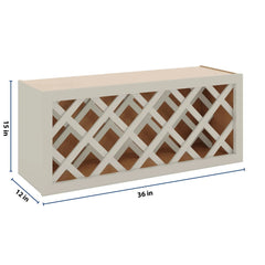 J&K Pebble B6 Wine Rack - 36" W x 15" H x 12" D