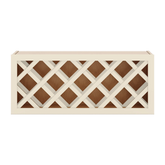 J&K Pearl Glazed H9 Wine Rack - 36" W x 15" H x 12" D