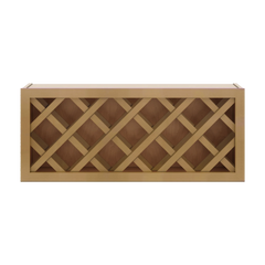 J&K Butterscotch B8 Wine Rack - 36" W x 15" H x 12" D