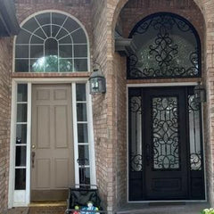 36x80 Pasadena Wrought Iron Exterior Door