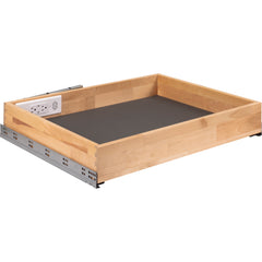 27" Charging Drawer for Kitchen with In-Drawer Outlets & Charging Ports