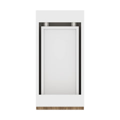 Modernform Cabinet Walnut 12" W X 34 1/2" H X 24" D  3 Drawer Base Cabinet