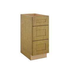 Modernform Cabinet Natural Shaker 15" W X 34 1/2" H X 24" D  3 Drawer Base Cabinet