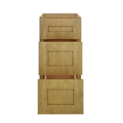 Modernform Cabinet Natural Shaker 15" W X 34 1/2" H X 24" D  3 Drawer Base Cabinet