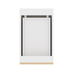 Modernform Cabinet Natural Oak 15" W X 34 1/2" H X 24" D  3 Drawer Base Cabinet