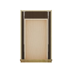 Modernform Cabinet Natural Shaker 15" W X 34 1/2" H X 24" D  3 Drawer Base Cabinet