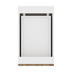 Modernform Cabinet Walnut 15" W X 34 1/2" H X 24" D  3 Drawer Base Cabinet
