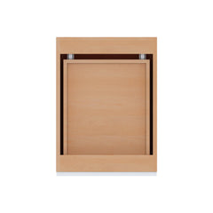 Modernform Cabinet Matte White 18" W X 34 1/2" H X 24" D  3 Drawer Base Cabinet