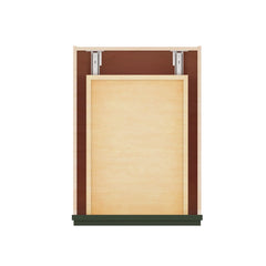 Modernform Cabinet Slim Sage Green 18" W X 34 1/2" H X 24" D  3 Drawer Base Cabinet