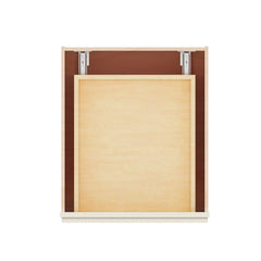 Modernform Cabinet Slim Dove White 21" W X 34 1/2" H X 24" D  3 Drawer Base Cabinet