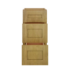 Modernform Cabinet Natural Shaker 30" W X 34 1/2" H X 24" D  3 Drawer Base Cabinet