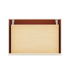 Modernform Cabinet Slim Dove White 36" W X 34 1/2" H X 24" D  3 Drawer Base Cabinet