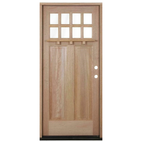 Crafstman 3/0x6/8 Exterior Mahogany Prehung Door