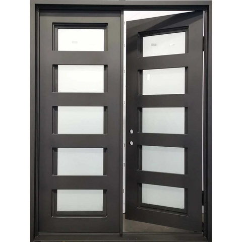 6/0x8/0 5 Lite Wrought Iron Exterior Door