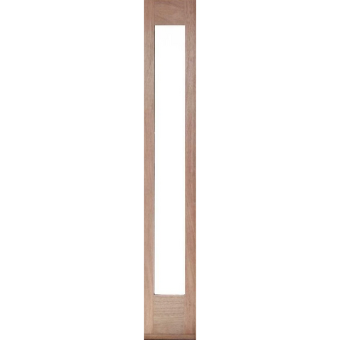 5/9x6/8 Exterior Mahogany Door | Horizontal Lines with Sidelights