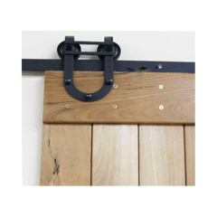 Horseshoe U-Shaped Barn Door Hardware Set