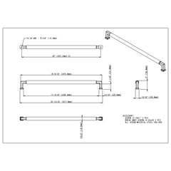 Ogden 18" Center-to-Center Appliance Pull