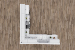 12 X 12 Fabuwood Allure Galaxy Frost Kitchen