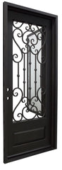 Dallas 3/6x8/0  Wrought Iron Prehung Front Door