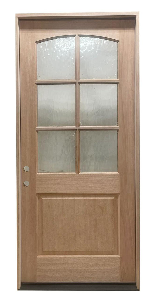 42 in x 96 in Exterior Mahogany Door or 6 Lite