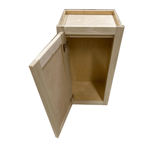 Kitchen Wall Cabinet | Unfinished Poplar | Shaker Style | 21x30x12 in.