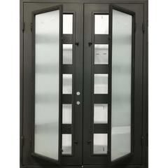 6/0x8/0 5 Lite Wrought Iron Exterior Door