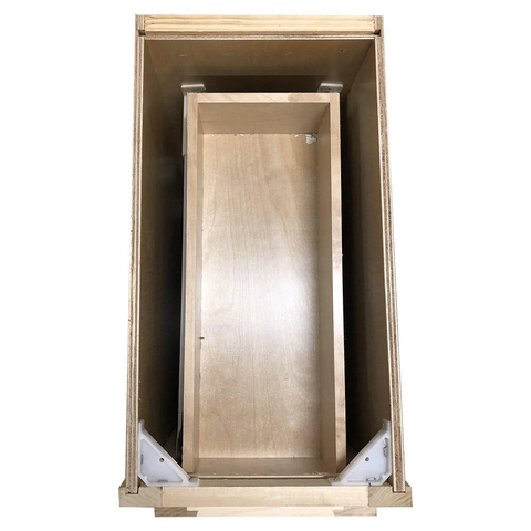 Kitchen Drawer Base Cabinet | Unfinished Poplar | 12 in. | 3 Drawer