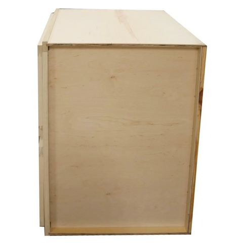 Kitchen Wall Cabinet | Unfinished Poplar | Shaker Style | 33x24x12 in.