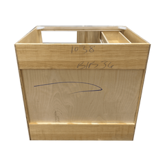Kitchen Blind Corner Base Cabinet | Unfinished Poplar | Shaker Style | 36 in