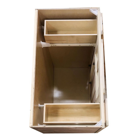 48 in Sink Base Bathroom Vanity Cabinet in Unfinished Poplar | Shaker Style