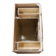 48 in Sink Base Bathroom Vanity Cabinet in Unfinished Poplar | Shaker Style