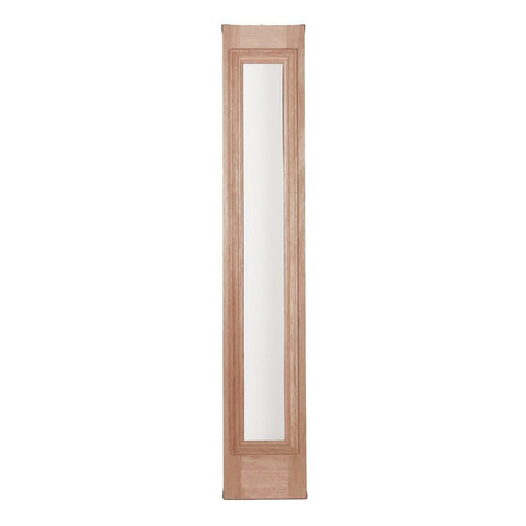 53 in x 80 in Exterior Mahogany Door or One Line Glass with One Sidelite