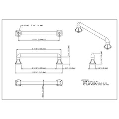 Griffin 128 mm Center-to-Center Bar Pull