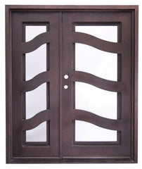 SBM Encinitas 5/9x6/8 Wrought Iron Prehung Front Door