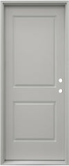 Masonite 2/8x6/8 Belleville Smooth Fiberglass 2 Panel Square Prehung Front Door