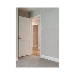 32 in x 80 in White 2-Panel Shaker Solid Core Primed MDF Prehung Interior Door