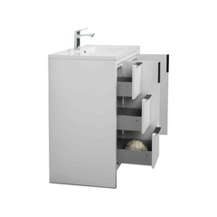 Evana 36" W Freestanding Vanity with Sink Top White | LessCare