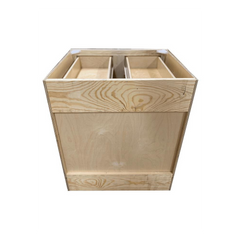 Kitchen Base Cabinet | Unfinished Poplar | Shaker Style | 36 in