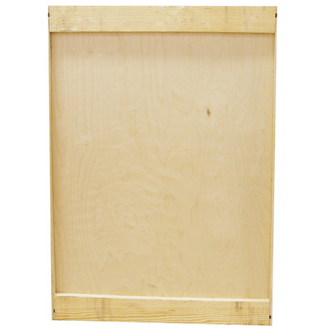 Kitchen Wall Cabinet | Unfinished Poplar | Shaker Style | 27x42x12 in